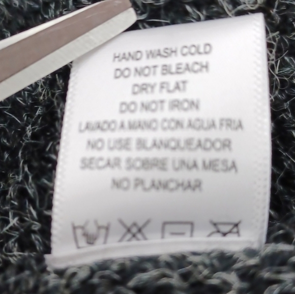 ♥️Bundle Only♥️LOVE TREE DARK GRAY DOUBLE BREASTED CARDIGAN SWEATER DUSTER SZ M - Picture 6 of 13